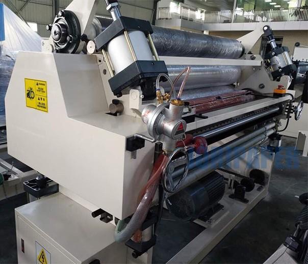 PLC Wallboard Rewinding Toilet Tissue Making Machine 7.5KW 2 Stand 10