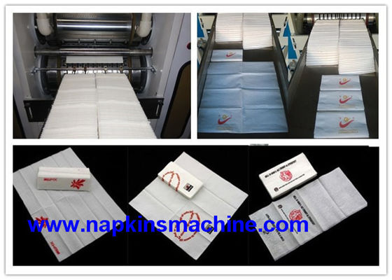 7.5KW 1/8 Lipat Mesin Cetak Jaringan Vakum / Mesin Pembuat Serbet