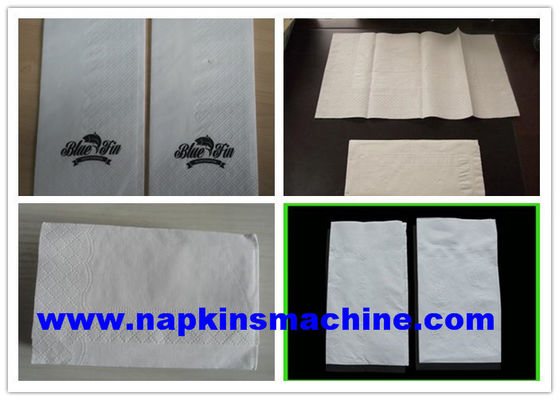 1000 Pcs / Min 400mm Lebar 1/12 Mesin Produksi Serbet Lipat