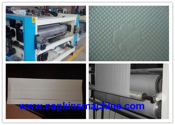 1000 Lembar / Min 7.5KW Mesin Produksi Kertas Tisu Tangan