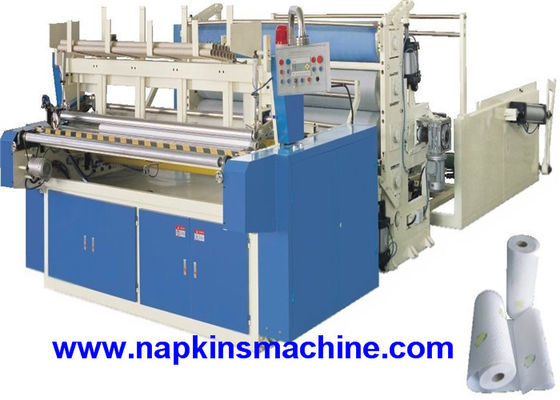 CE 2 Layer Slitting Rewinding Toilet Roll Membuat Mesin