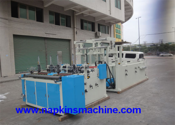 4 PCS Steel Jumbo Roll Paper Rewinder Machine / Mesin Pemotong Kertas