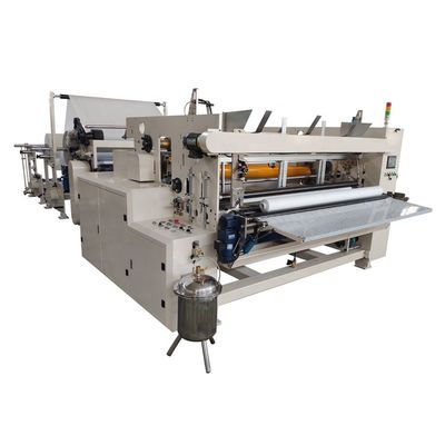 200 m / Min 380V Mesin Roll Slitter Rewinder / Tissue Otomatis
