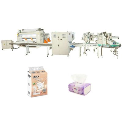 600 draw / Min 7.5KW Cube Box Mesin Pembuat Jaringan Wajah
