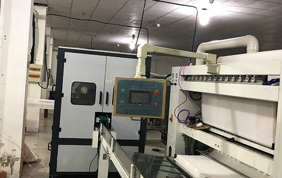100 draw / Min Tissue Paper Maker, Lini Produksi Jaringan Wajah PLC Ukuran 210mm