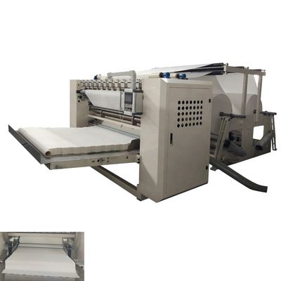 Jumbo Roll V Lipat Interfold Lini Produksi Jaringan Wajah