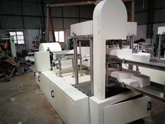300mm Ukuran 1600 Pcs / Min Mesin Folder Serbet / Mesin Pembuat Serbet