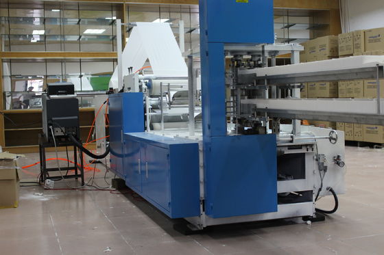 300mm Ukuran 3000 lembar / Min Mesin Pembuat Serbet Otomatis