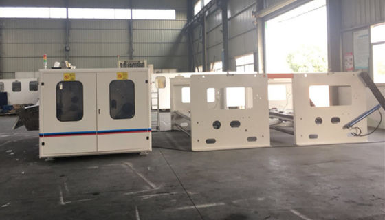 PLC Wallboard Rewinding Toilet Tissue Making Machine 7.5KW 2 Stand