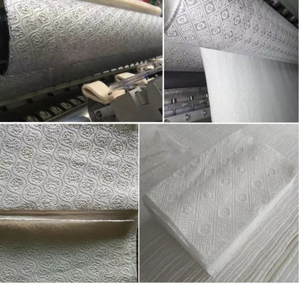 380V CE Interfold Mesin Tissue Wajah 4800 Lembar / Min Edge Embossing
